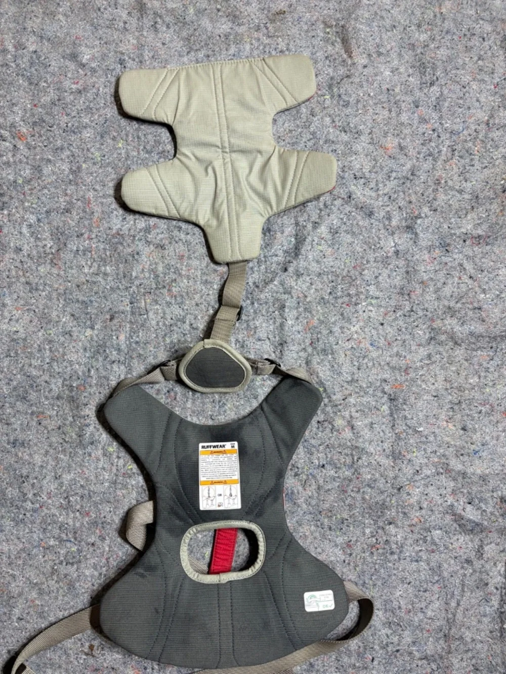 RuffWear doubleback dog